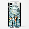 Glass Case For OnePlus Nord 2 - Romantic Couple Walking In Rain