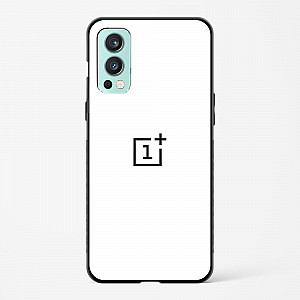 Pure White Glossy Glass Case for OnePlus Nord 2