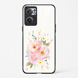 Glass Case For OnePlus Nord CE 2 5G - Flower Design Abstract 2