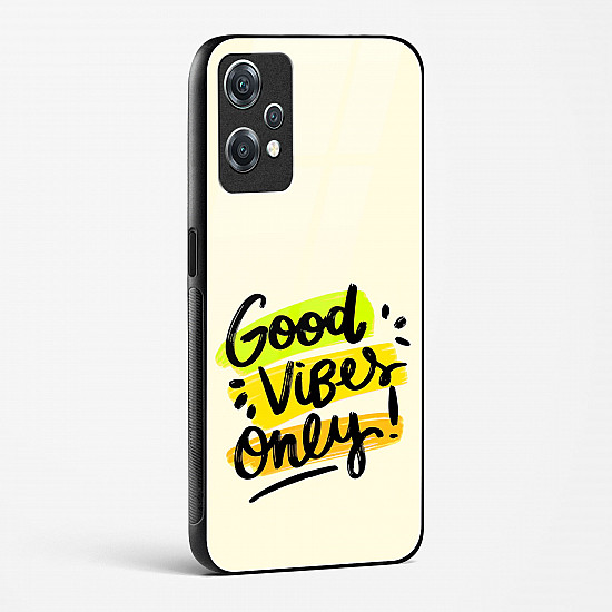 Glass Case For OnePlus Nord CE 2 Lite 5G - Good Vibes Only