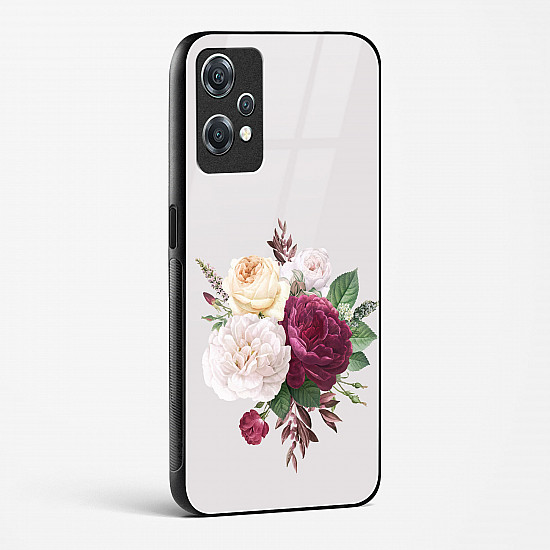 Glass Case For OnePlus Nord CE 2 Lite 5G - Flower Design Abstract 3