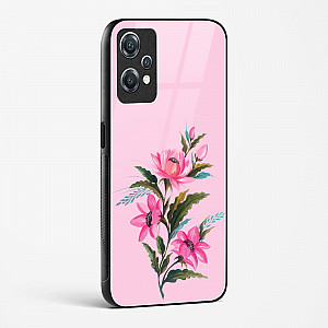 Glass Case For OnePlus Nord CE 2 Lite 5G - Flower Design Abstract 4