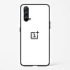 Pure White Glossy Glass Case for OnePlus Nord Ce 5G