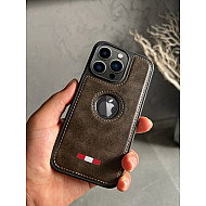 Dark Brown Leather Case For iPhone 13 Pro Max