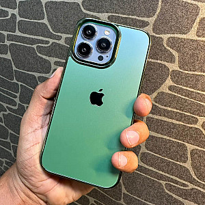 Luxury Chrome Case for iPhone 14 Pro Max Alpine Green