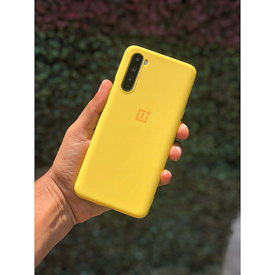 OnePlus Nord Soft Case Cover Yellow
