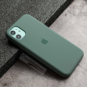 Midnight Green Silicon Case For iPhone 11