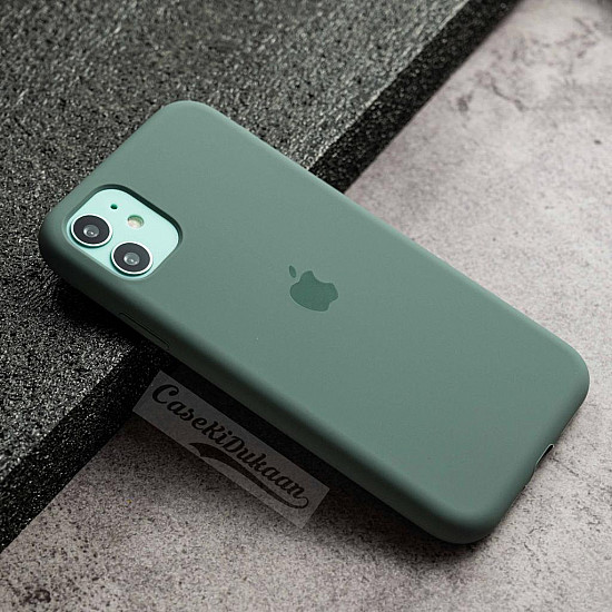 Buy Midnight Green Silicon Case For Iphone 11