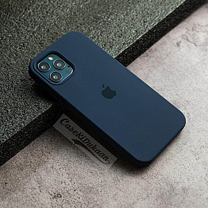 Dark Blue Silicon Case For iPhone 12 Pro Max