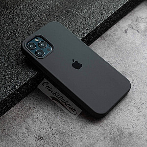 Dark Grey Silicon Case For iPhone 12 Pro Max