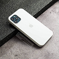 White Silicon Case For iPhone 12 Pro Max