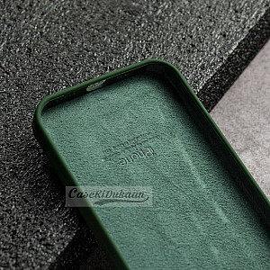 Forest Green Silicon Case For iPhone 13 Pro