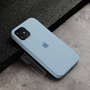Light Blue Silicon Case For iPhone 12 mini