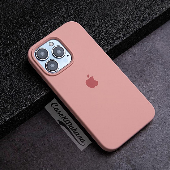 Light Pink Silicon Case For iPhone 13 Pro Max