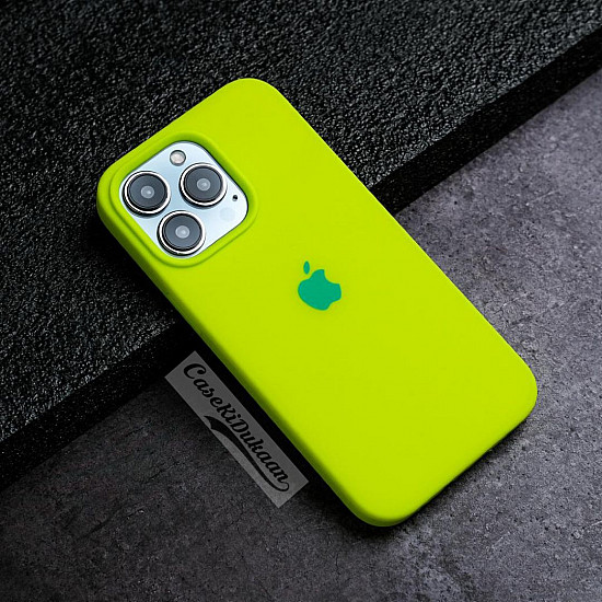 Sports Green Silicon Case For iPhone 15 Pro Max