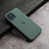Midnight Green Silicon Case For iPhone 14 Pro Max