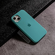 Bluish Green Silicon Case For iPhone 14