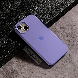 Lavender Silicon Case For iPhone 15