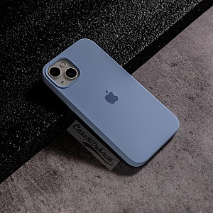 Light Blue Silicon Case For iPhone 15