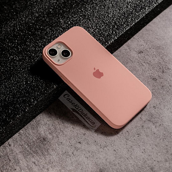 Light Pink Silicon Case For iPhone 14
