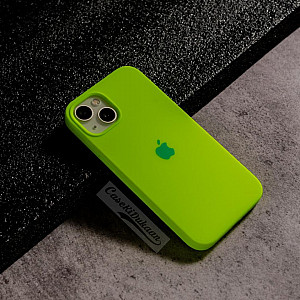 Sports Green Silicon Case For iPhone 14 Plus