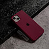 Wine Red Silicon Case For iPhone 13 Mini