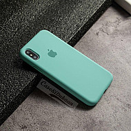 Bluish Green Silicon Case For iPhone Xs