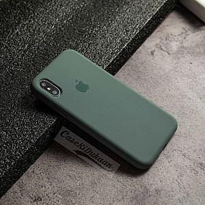 Midnight Green Silicon Case For iPhone X