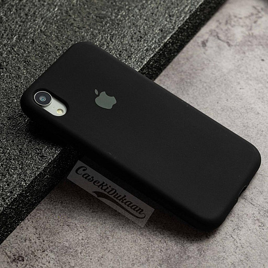 Black Silicon Case For iPhone XR Black Silicon Case For iPhone XR