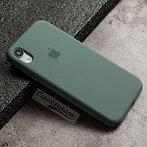 Midnight Green Silicon Case For iPhone XR