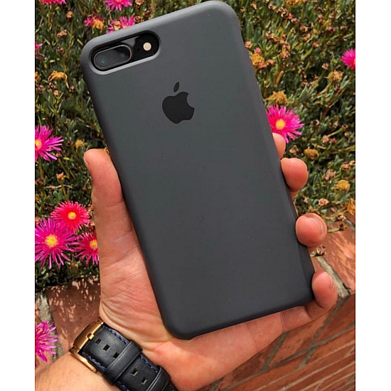 Dark Grey Silicon Case For iPhone