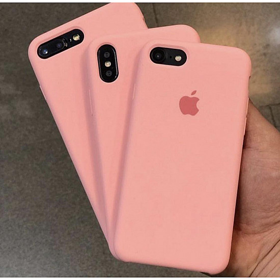 Light Pink Silicon Case For iPhone