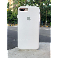 White Silicon Case For iPhone
