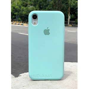 Bluish Green Silicon Case For iPhone 12 / 12 Pro