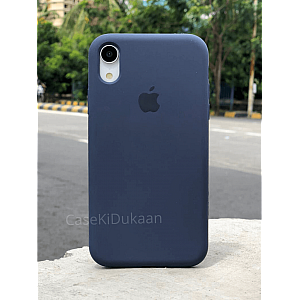 Dark Blue Silicon Case For iPhone 12 / 12 Pro