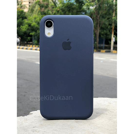 Dark Blue Silicon Case For iPhone 12 / 12 Pro