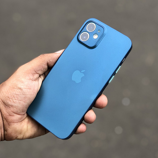 Pacific Blue Transparent Ultra Thin Case For iPhone Pacific Blue Transparent Ultra Thin Case For iPhone