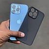 Black Slim Transparent Ultra Thin Case For iPhone 14