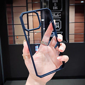 Dark Blue Bumper Shockproof Case For iPhone 14 Pro Max