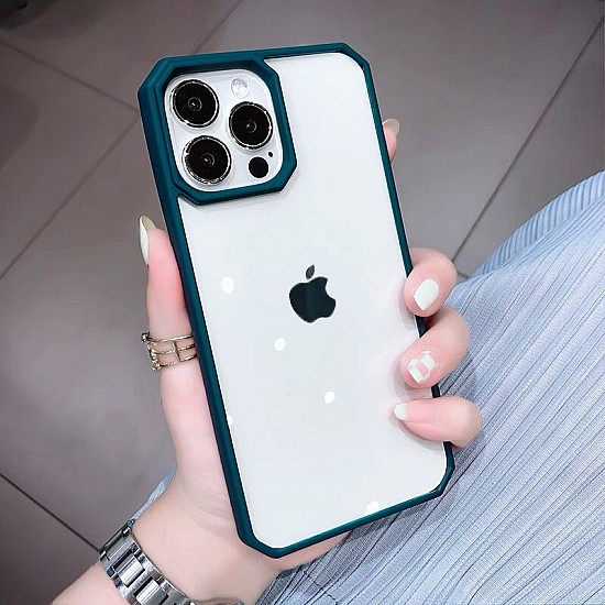 Dark Green Bumper Shockproof Case For iPhone 13 Series