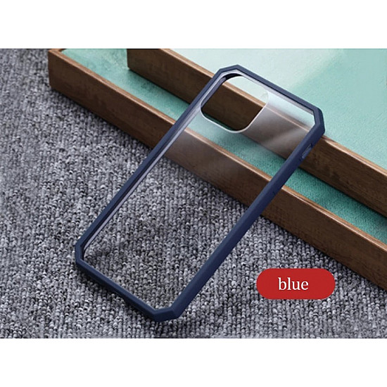 Dark Blue Bumper Shockproof Case For iPhone