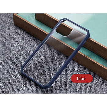 Dark Blue Bumper Shockproof Case For iPhone
