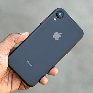 Smoke Black Transparent Ultra Thin Case For iPhone XR