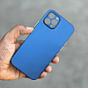 Blue Slim Transparent Ultra Thin Case For iPhone 12 Pro