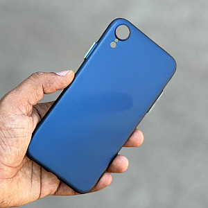 Blue Slim Transparent Ultra Thin Case For iPhone XR