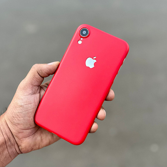 Red ultra thin case for iPhone XR