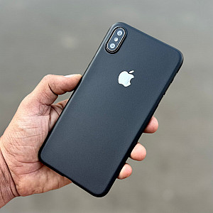Cool Black iPhone Ultra Thin Case for iPhone XsMax