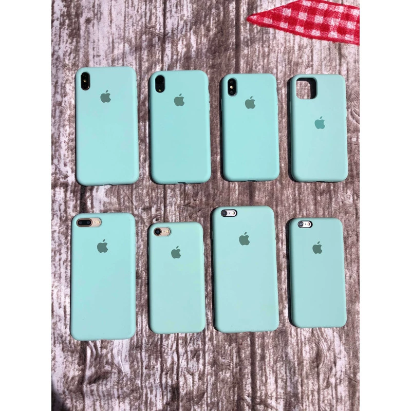 Bluish Green Silicon Case For iPhone