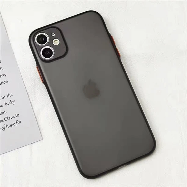 Smoke Black Transparent Ultra Thin Case For iPhone 