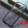 Dark Blue Bumper Shockproof Case For iPhone